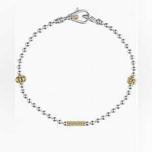 LAGOS Caviar Icon Two-Tone Beaded Bracelet